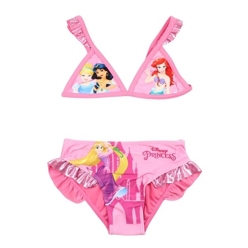 Girls' Swimsuit Princess, Paw Patrol, Peppa Pig, Unicorn. Pink Color. C - Picture 5 of 30