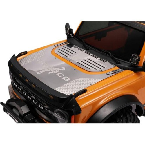 Cubierta de campana para motor de admisión de aire de acero inoxidable para TRX-4 2021 1:10 - Imagen 7 de 14