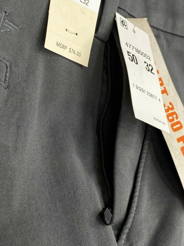 Men Size W50 L32 Pants Gray Dockers Workday Khaki Big & Tall Classic Fit - Picture 10 of 10