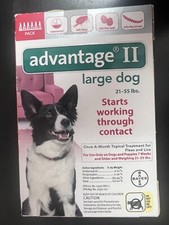 Advantage II for Dogs 21-55 lbs 6pk 6 Month Supply EPA Approved 2918