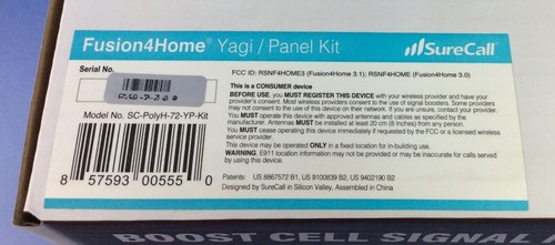 SureCall Fusion4Home Cell Phone Signal Booster - 4000 sq ft, Home & Office - NEW - Picture 3 of 3