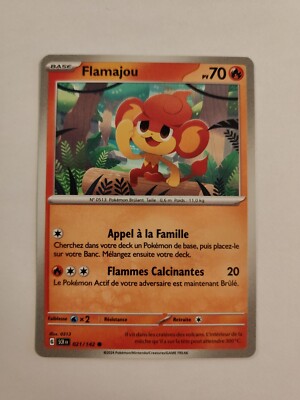 Pokemon Card - Flamajou 021/142 - Star Crown EV07