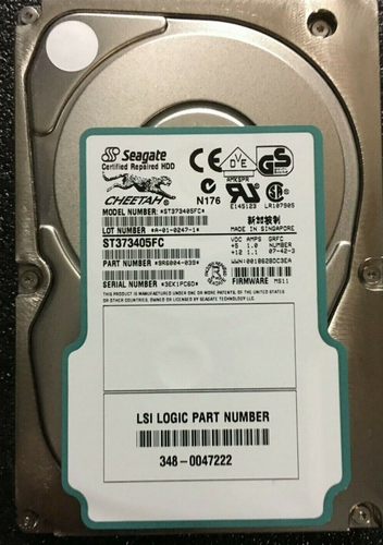 ST373405FC SEAGATE CHEETAH Sun ST373405FC 73GB 3.5" Fiber Channel HDD TESTED - Picture 1 of 2