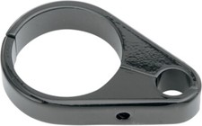 Drag Black Cable Clamp for Clutch Cable 1-3/8" Frame/Handlebars on Harley Bikes