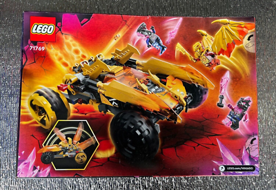 New LEGO NINJAGO Cole's Dragon Cruiser Car Ninja + Golden Kai +
