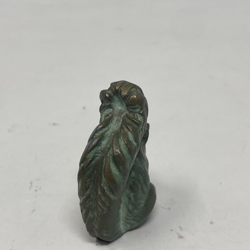Vintage SRG Sell Right Gifts Bronze Patina Cast Metal Squirrel Figurine - Picture 4 of 6