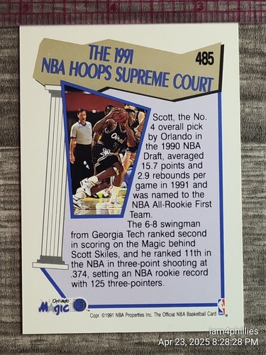 1991 NBA Hoops Series 2 Cards Complete Your Set #'s 461 -590 YOU PICK - Picture 52 of 259