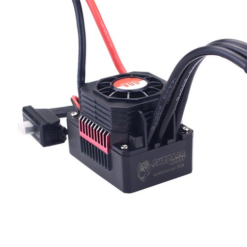 SURPASS HOBBY 60A ESC Electric Speed control Waterproof 1/10 1/12 RC Car Motor - Picture 5 of 10