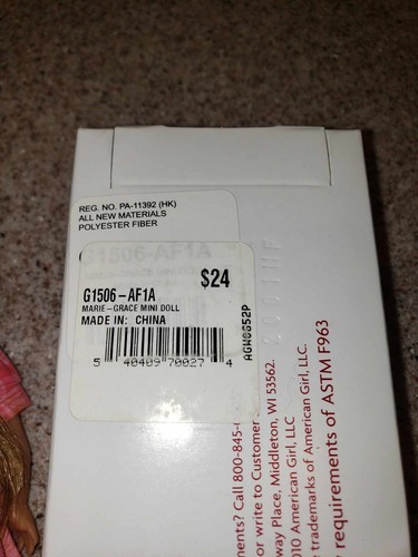 American Girl Marie Grace 6” Mini Doll With Complete Meet Outfit & Box - Picture 5 of 5