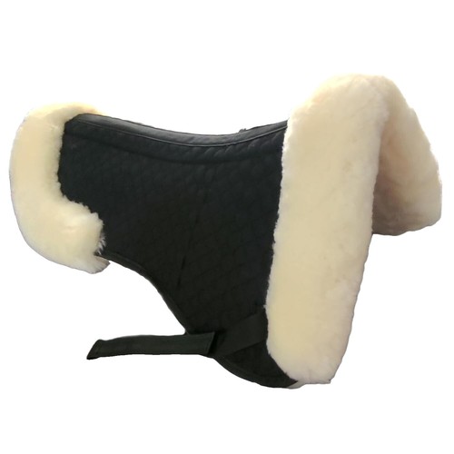 Courbette Browband Raised - Padded - Horse - Black - 3/4