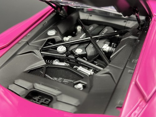Autoart 1/18 Lamborghini Aventador LP700-4 Pink 74660 Signature Die-cast Model - Picture 16 of 24