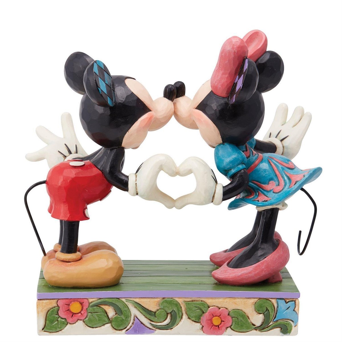 Disney Traditions Jim Shore ミッキー ミニー Mickey & Minnie LED Love Rowbo – Jim Shore