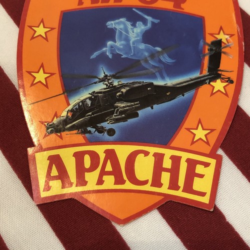 AH-64 Apache Helicopter Flight Bag Sticker - Picture 3 of 5