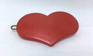 Vintage-Red-Heart-hair-clip-barrette-Made-in-France-1-1-2-034