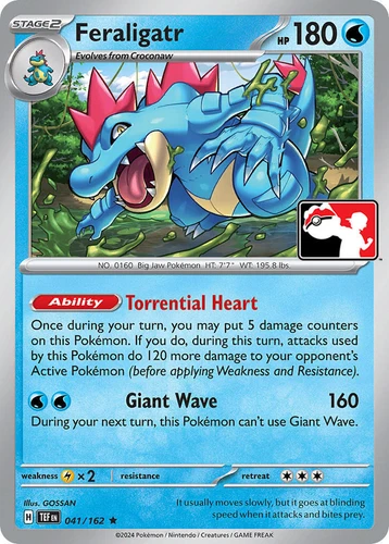 Feraligatr 041/162 Prize Pack Series Cards