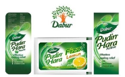 Dabur Pudin Hara effektive Kühlung Linderung Verdauungsstörungen Magenschmerzen Gas Säure
