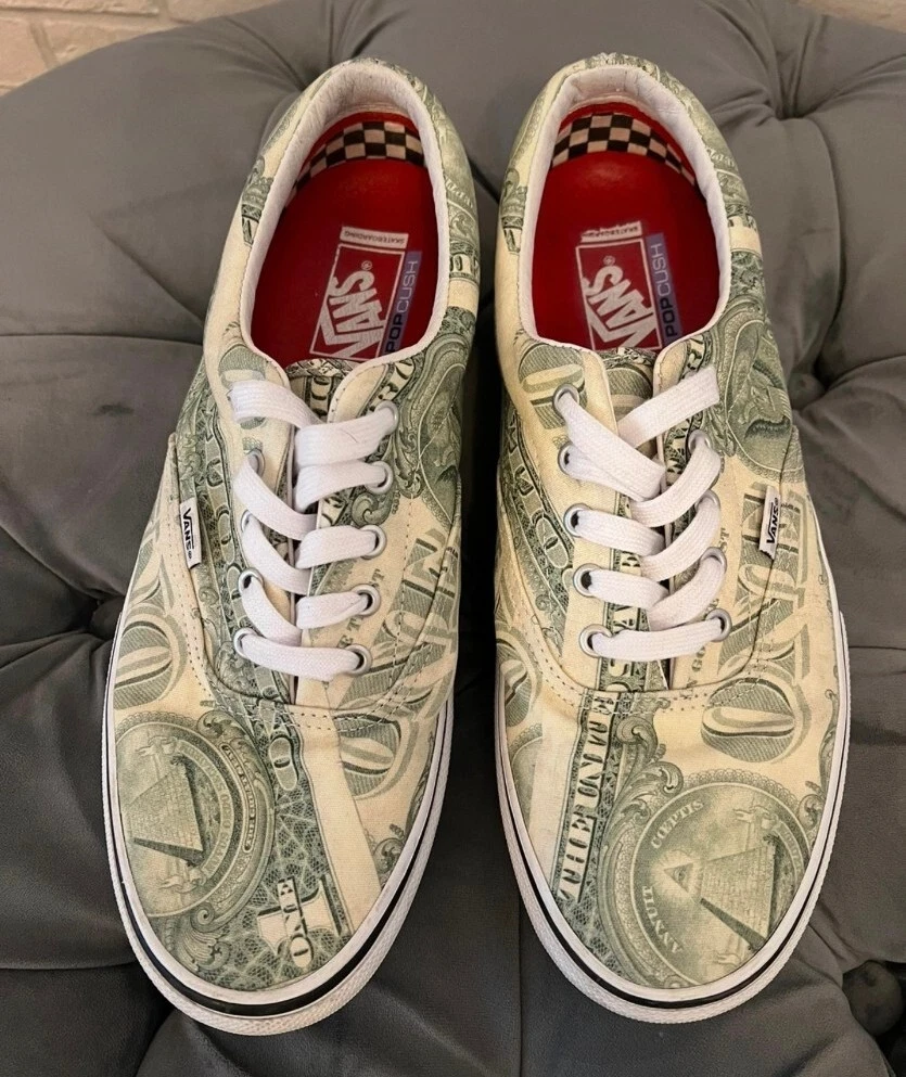 SS23 Supreme Vans Dollar Skate Era UK 10 US 11 Eu 44.5 Turnschuhe