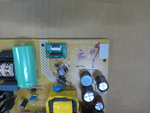 VIEWSONIC VA2759 MONITOR POWER SUPPLY BOARD 715G7638-P01-002-001R - Picture 11 of 12