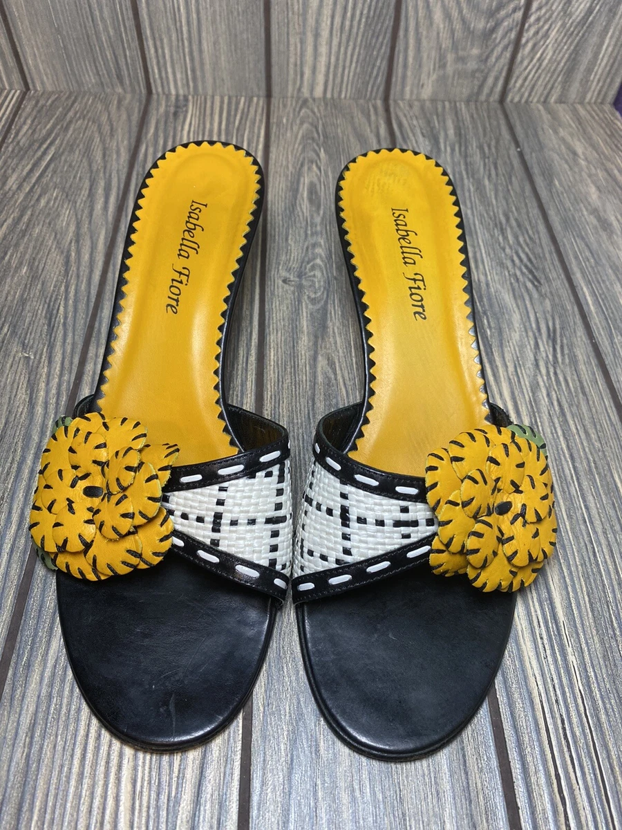 Yellow flower shop heels