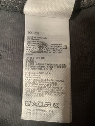 Marmot Pants Mens 32x30 Gray Flat Front Straight Nylon Stretch Hiking - Picture 6 of 13