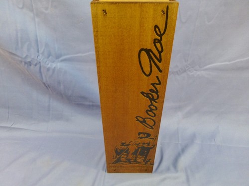 Bookers Uncut Unfiltered Bourbon Wooden Wood Bottle Storage Box Bar Advertising - Picture 9 of 10