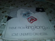 45 GIRI DISCO 7" vinile  Love Unlimited Orchestra - Theme From King Kong -ottimo