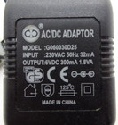 ADAPTER AC/DC MODEL: G060030D25 6VDC 300mA 1,8VA #NT3424
