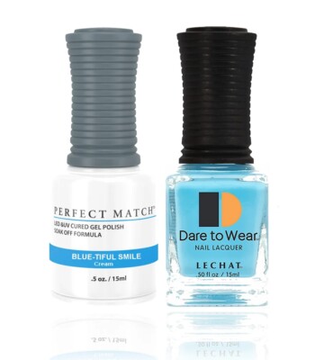 Lechat Perfect Match UV Gel + Nail Polish - PMS258 Blue-tiful Smile