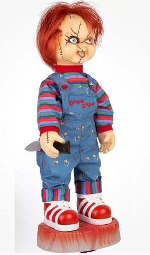 2ft Chucky Animated Doll Life Size Halloween Prop Horror Movie Good Guys Figure