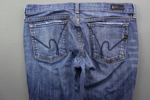 Vintage 2007 Citizens of Humanity Jeans Kelly # 063 Crop Low Waist Sz 31 (31x22) - Picture 9 of 10