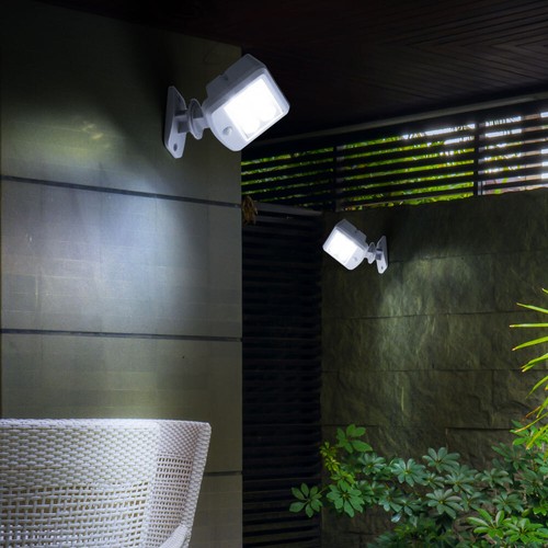 Wandleuchte Außenlampe Bewegungsmelder Solarleuchte LED Terrassenlampe beweglich - Bild 8 von 10