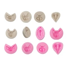 3D Devil Cat-Resin Molds Cat-Head Silicone Molds Animal-Casting Mold for Epoxy