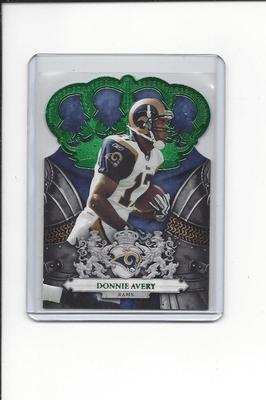 Donnie Avery   Limited Card   #   8     10     Rams  Crown Royale Card  