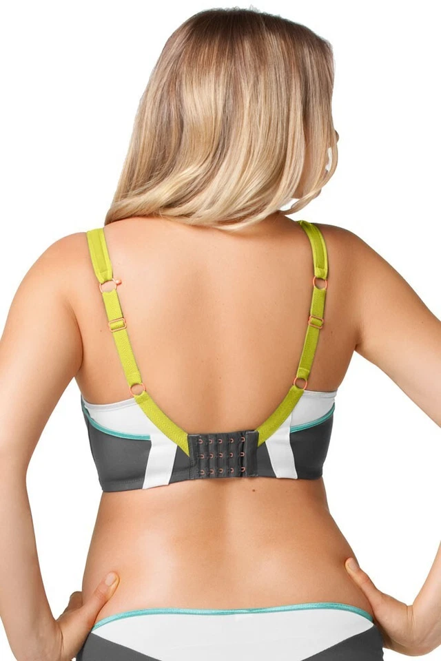 Cake Lemon Zest Flexi Wire High Impact Sports Maternity & Nursing Bra US 32 C - Image 3 of 4