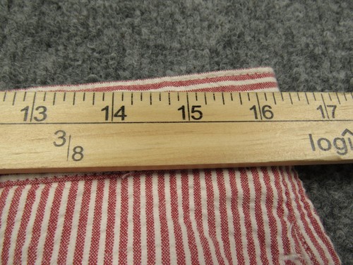 Chaps Shorts Mens 32 10 Red White Striped Seersucker Chino Preppy - Picture 5 of 7
