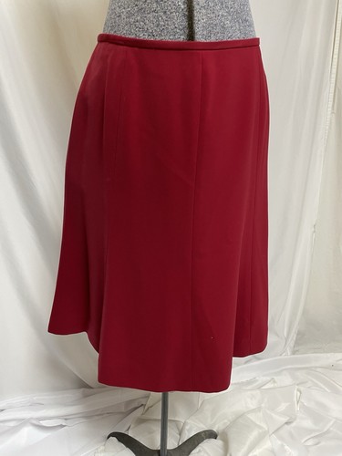 NEW Tahari ASL Skirt Suit Size Petite 12P Two Piece Set Assertive In Red Flare - Picture 12 of 22