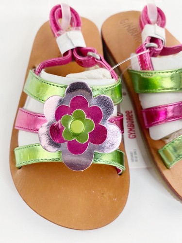 Sandalias Gymboree Vintage Primavera Diversión Bebé Niña Zapatos Talla 06 Nuevo con Etiquetas - Imagen 2 de 9