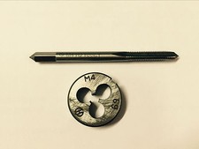 1pc HSS Machine M4 X 0.7mm Plug Tap and 1pc M4 X 0.7mm Die Threading Tool