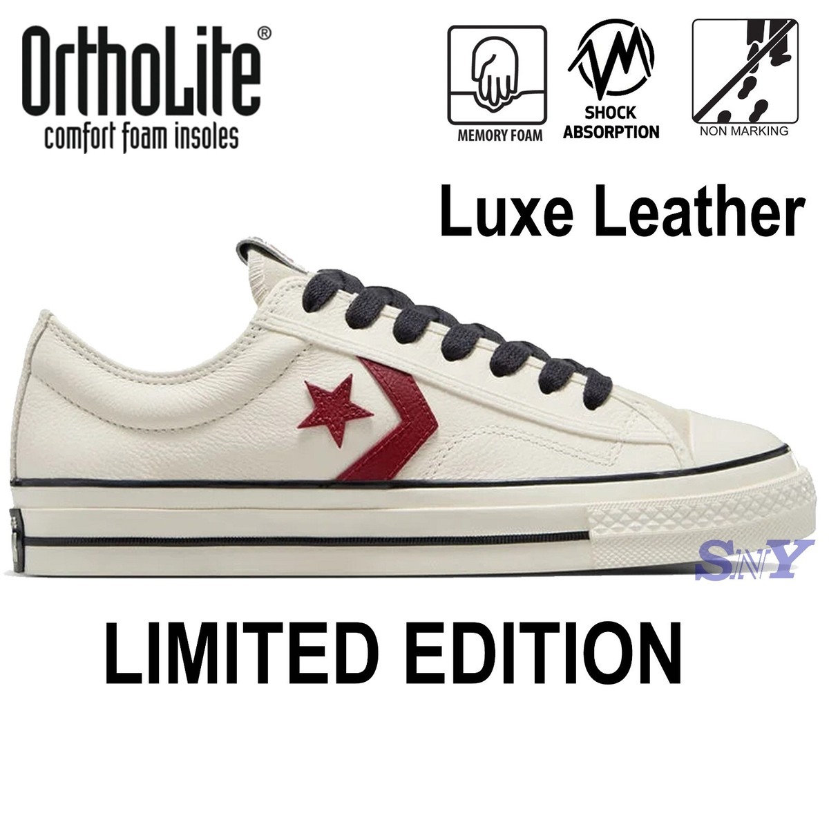 Converse Star Player 76 Leather Suede Low Top Sneakers Men's 3.5