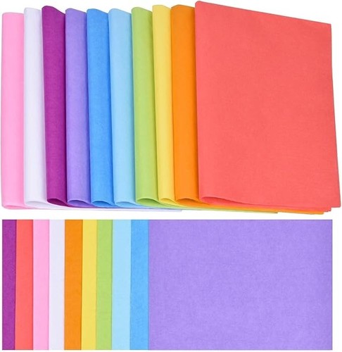 60 Sheets 20"x14" Wrapping Tissue Paper Bulk in 10 Assorted Colors for Gift Bags