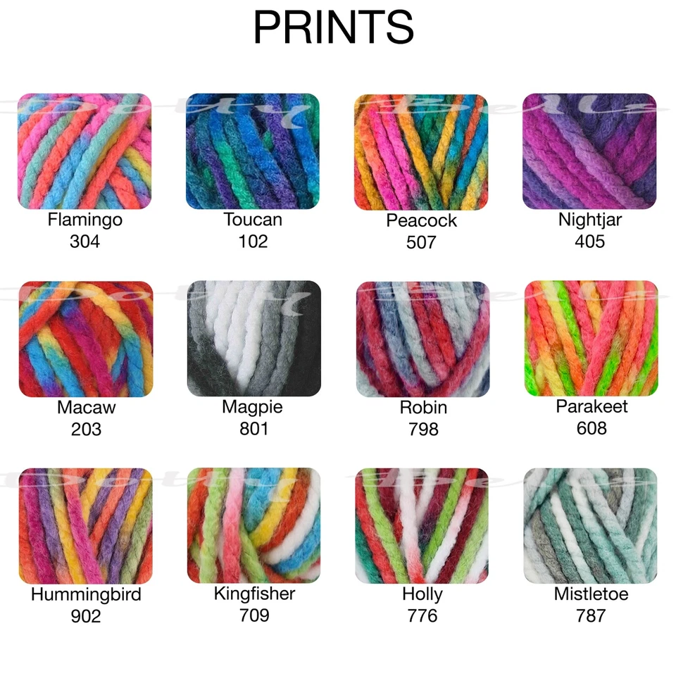 Cygnet SERIOUSLY SUPER CHUNKY Knitting Crochet Thick Yarn Acrylic Wool 100g Ball - Image 4 of 4