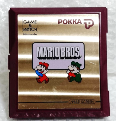 Nintendo Game Watch Multiscreen Mario Bros. POKKA MW-56 Pokka 1983