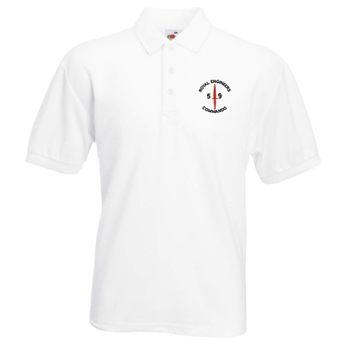 OFFICIAL 59 Commando Royal Engineers Embroidered Polo Shirt - 第 10/11 張圖片