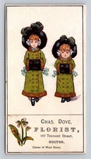 Chas Dove Florist Girls Kate Gassaway Boston P74