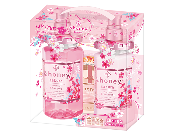 &honey) set:Shampoo & Treatment - 2024 Limited Edition Sakura with