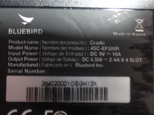 BLUE BIRD 4SC-EF500R 8-PORT CHARGING DOCK - 第 6/6 張圖片