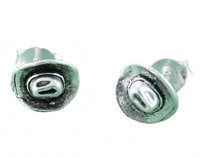 Cowboyhut Ohrstecker Ohrringe 925er Sterling Silber Line Dance