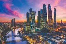 MOSCOW RUSSIA PRINT/POSTER SATIN PHOTO PAPER OR  CANVAS T535