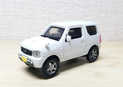 1/64 Beam SUZUKI JIMNY JB23 WHITE Jeep 4x4 car model | eBay
