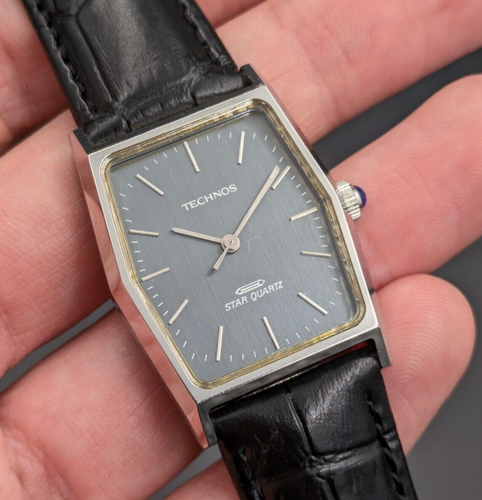 Montre Technos tonneau - star quartz - trés bel état - pile neuve - Imagen 3 de 13